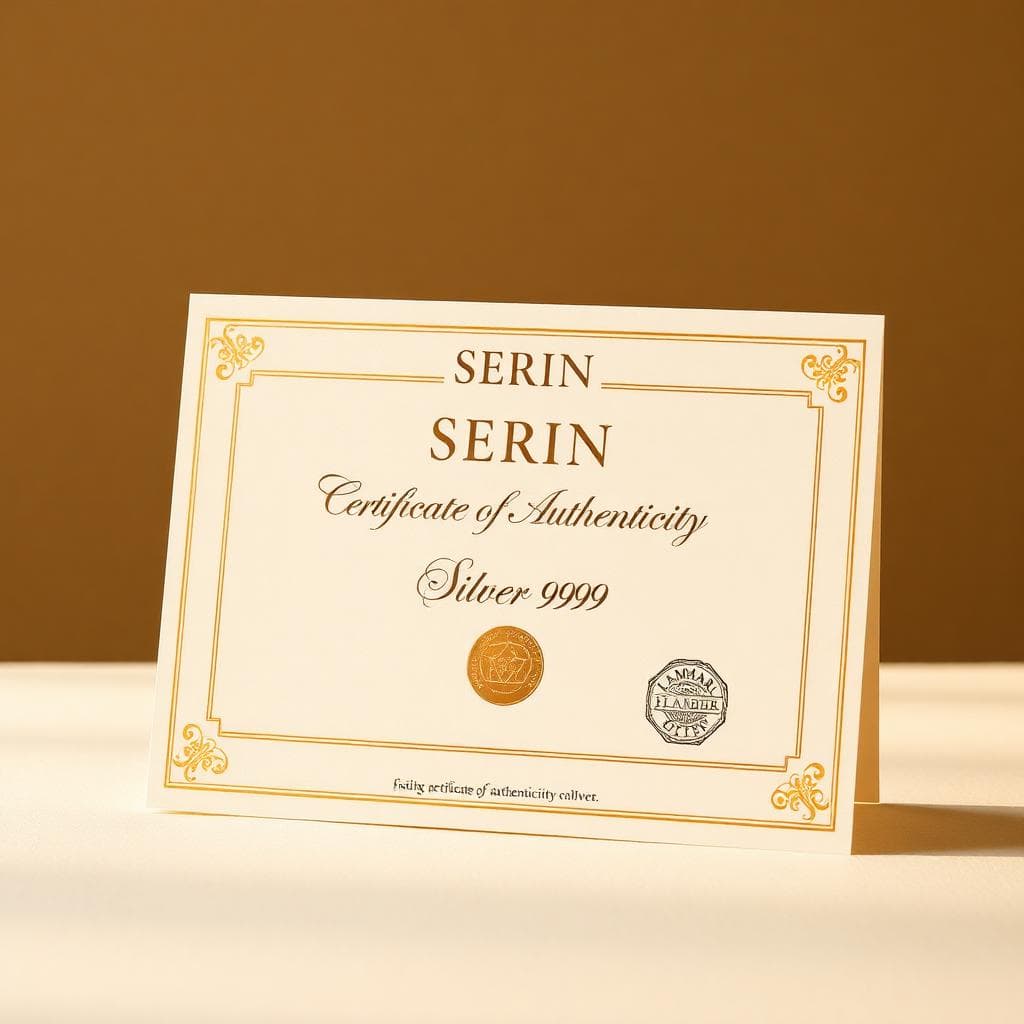 Certificate of authenticity
